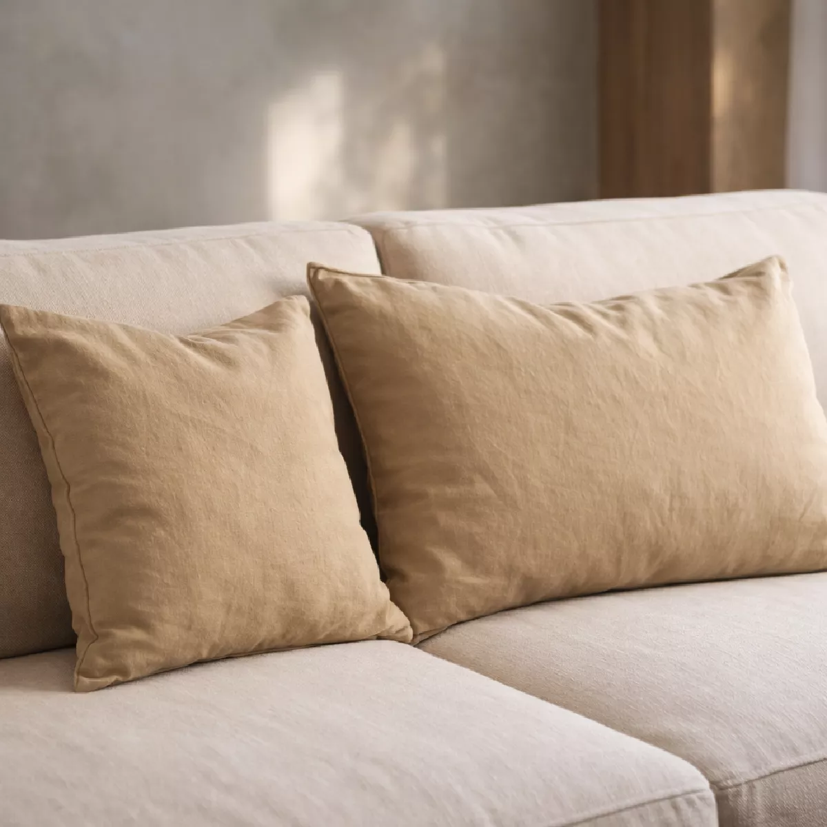 almohadón liso tusor