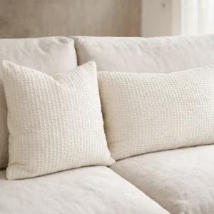fundas almohadón waffle