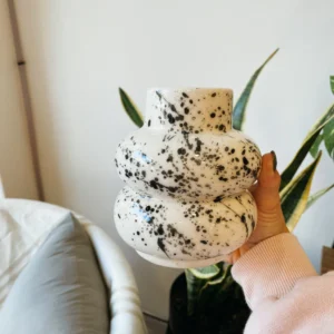 florero duebolle salpicado