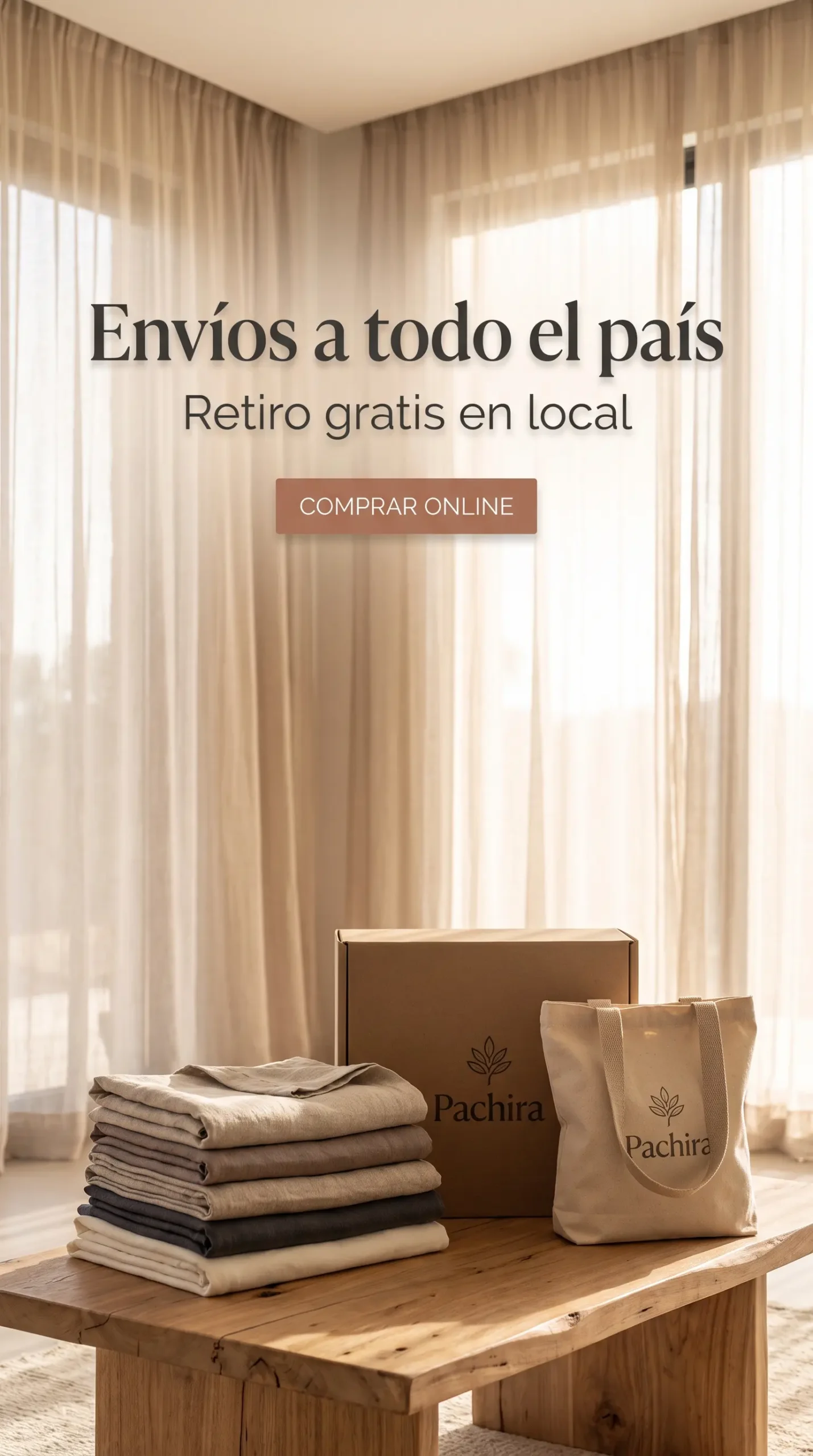 Pachira Banner - Envios Mobile