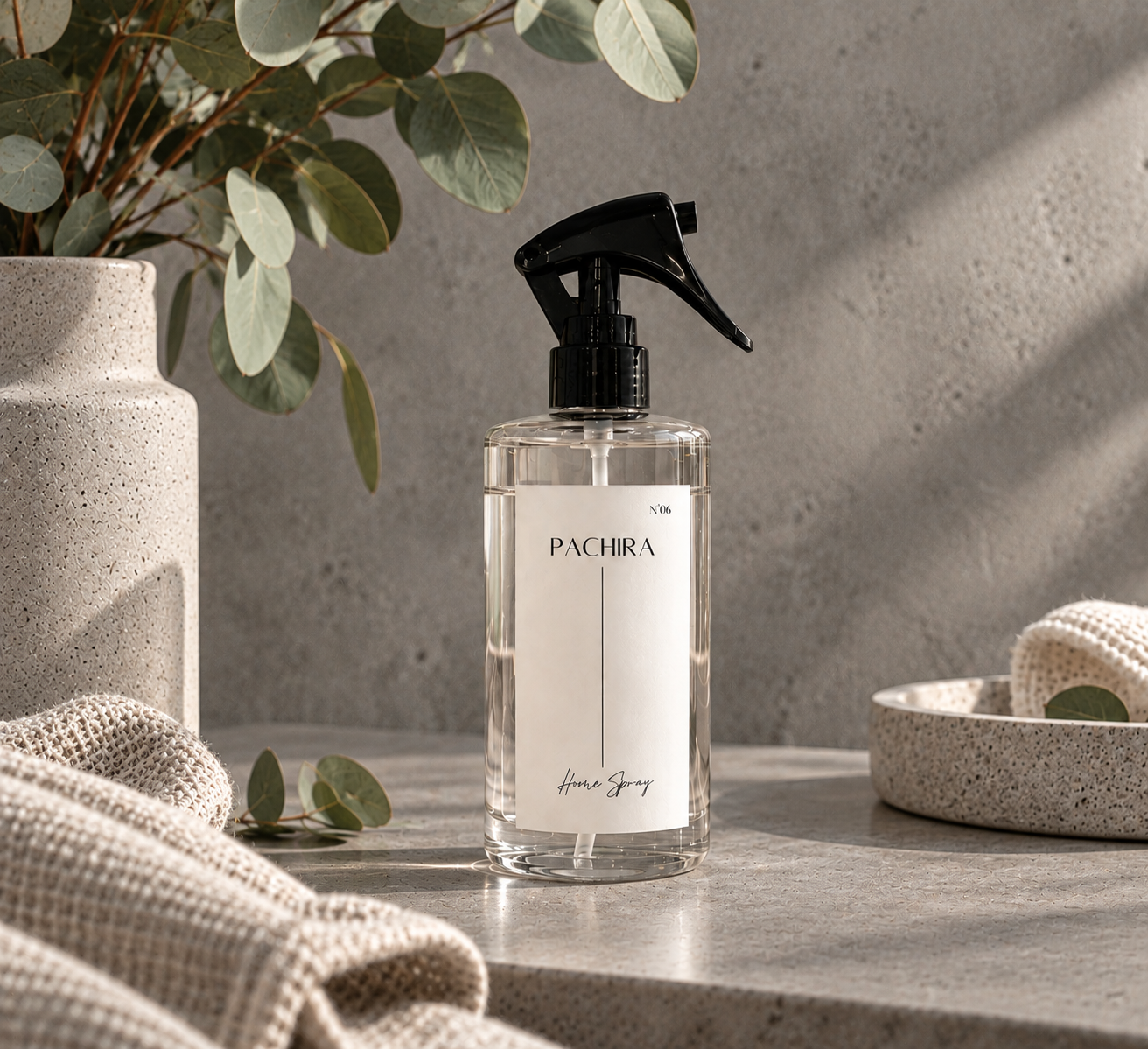 Difusor de aromas y fragancias para el hogar Home Spray 300 ML - Vista frontal - Pachira